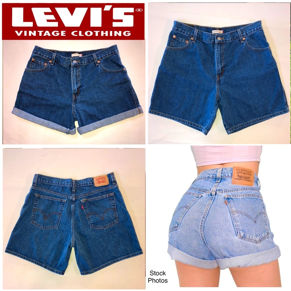 Levi’s 550 Relaxed Fit High-Rise Y2K Shorts (34) - Picture 14 of 15